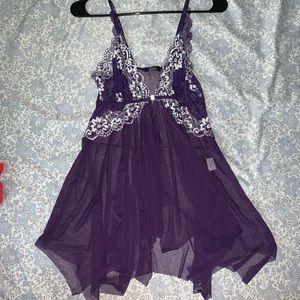 Purple lingerie Sz M